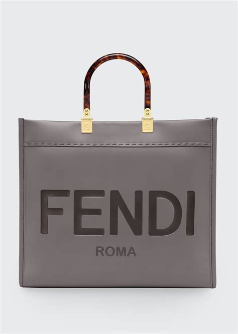 fendi roma tote bags|fendi tote shopper.